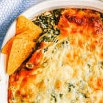 Healthy Spinach Dip (+ video)