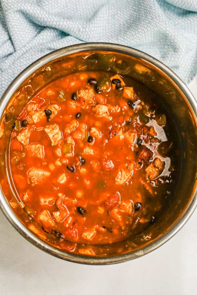 Instant Pot Chicken Chili (+ video) Family Food on the Table