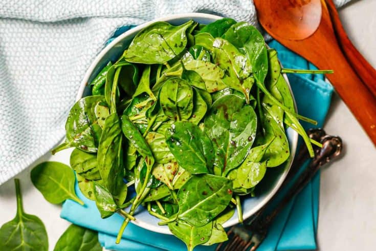 mini salad cups, Spinach Salads