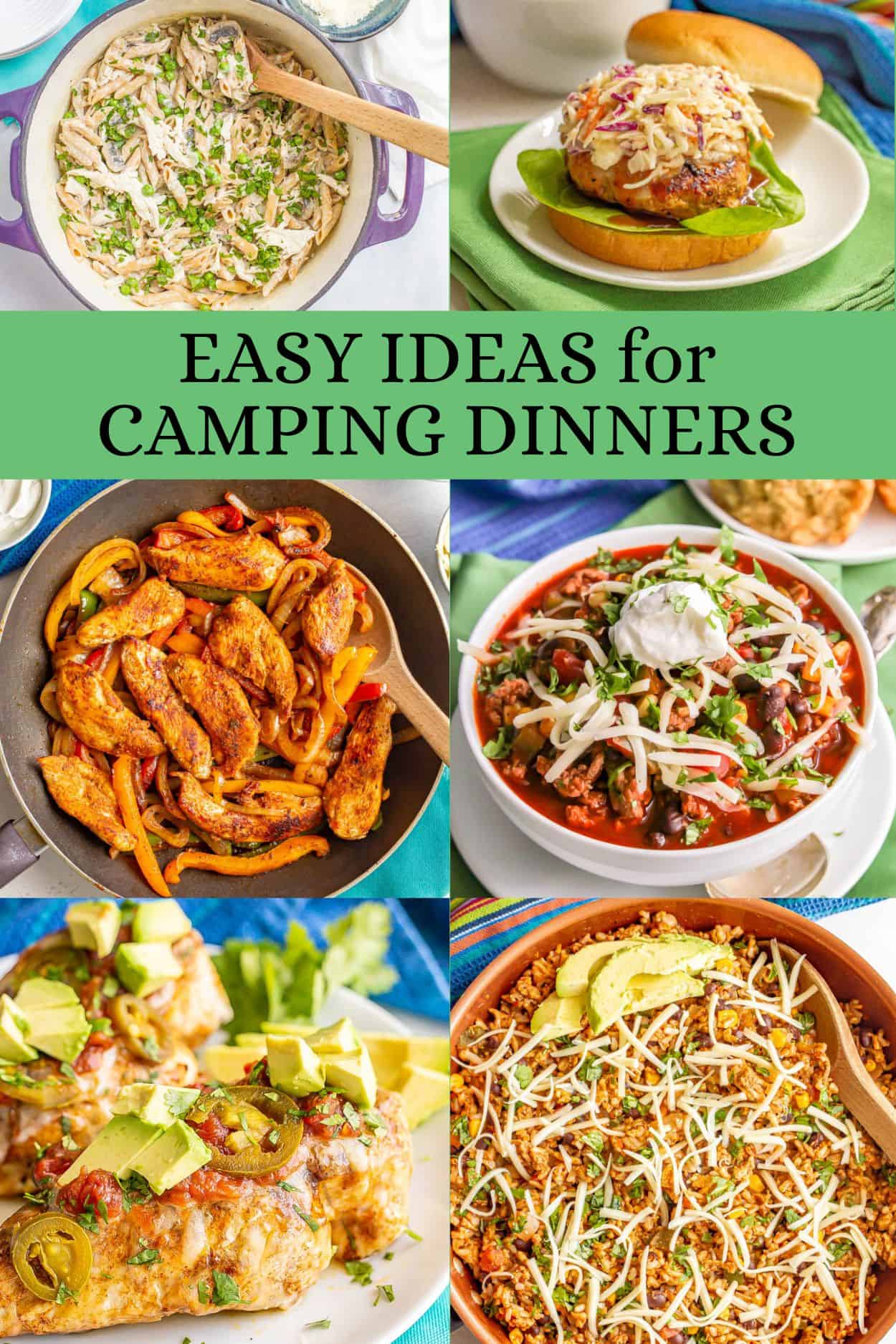 12 Easy Camping Dinners - Family Food on the Table