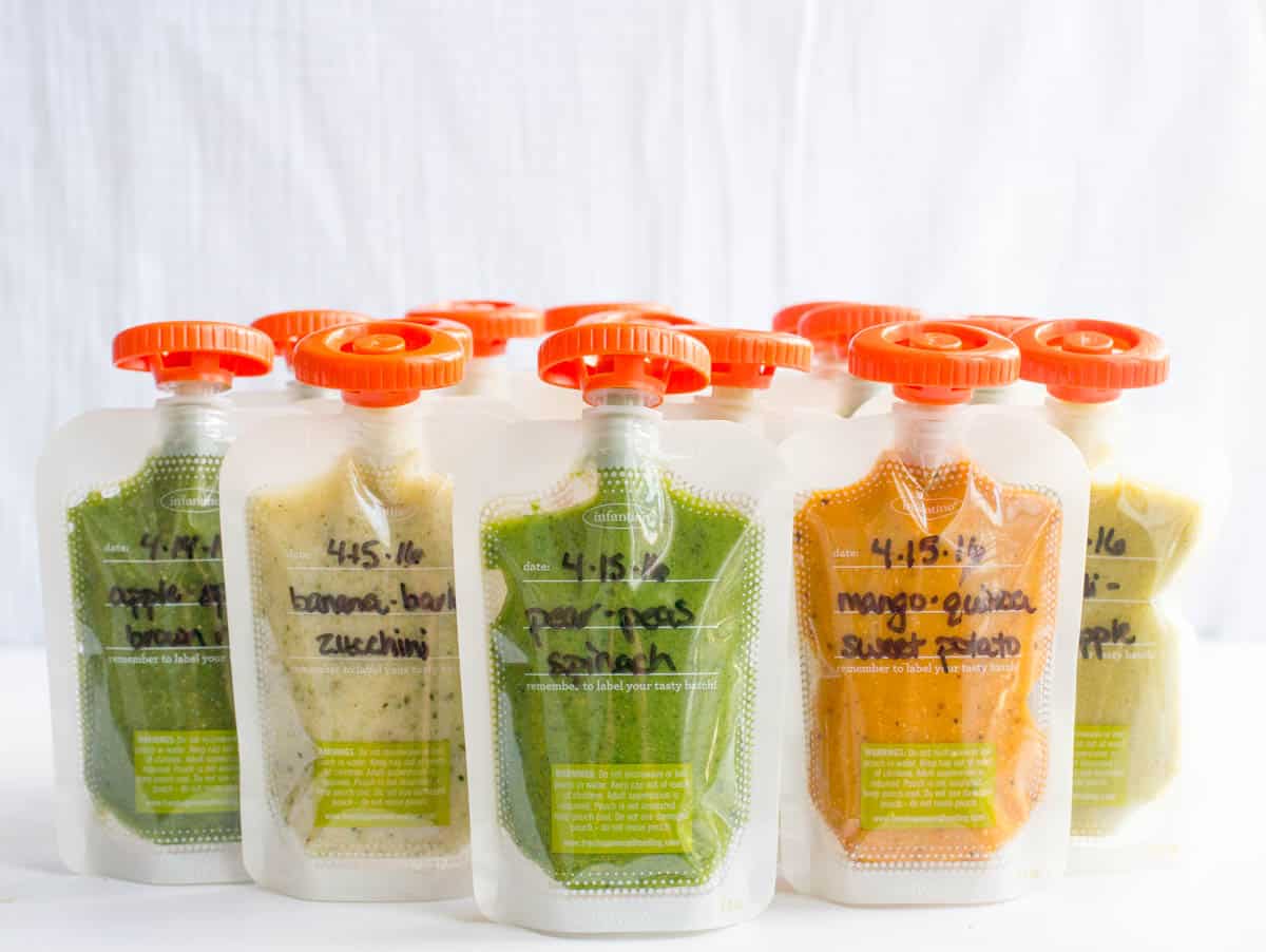 Reusable Baby Food Pouches