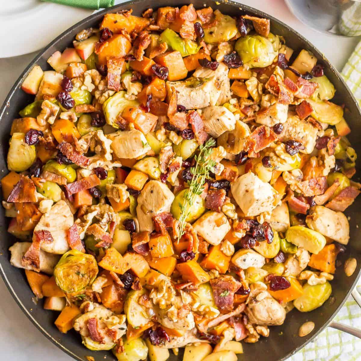 One-Pot Easy Harvest Chicken Skillet - Family Food on the Table