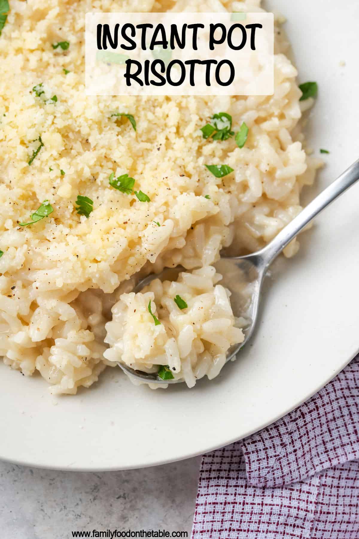 Instant Pot Risotto - Family Food on the Table