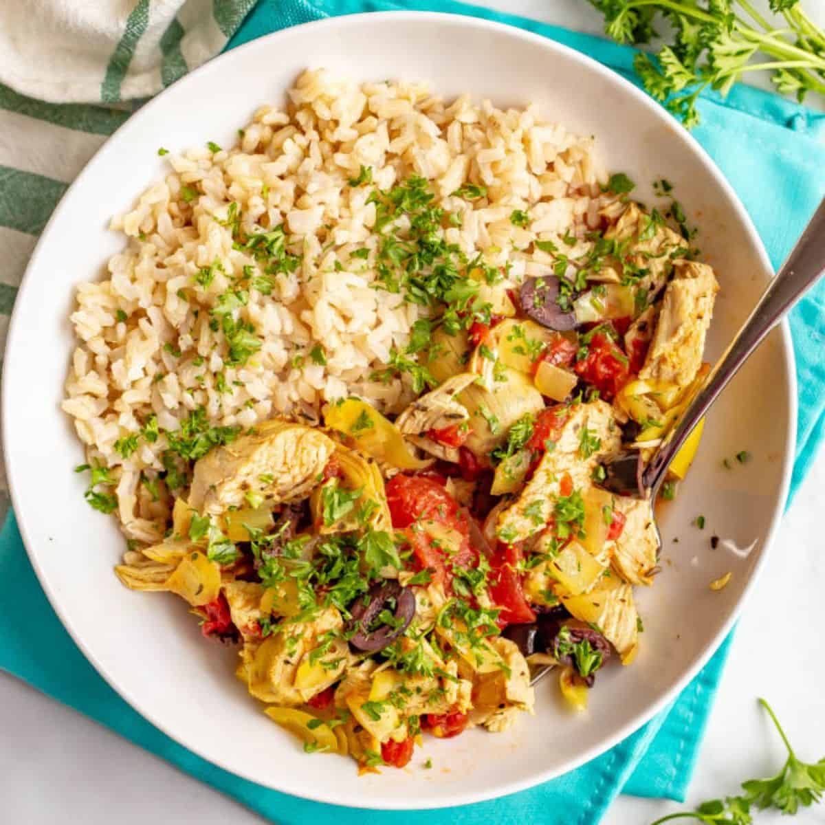 Instant pot mediterranean sales chicken and rice