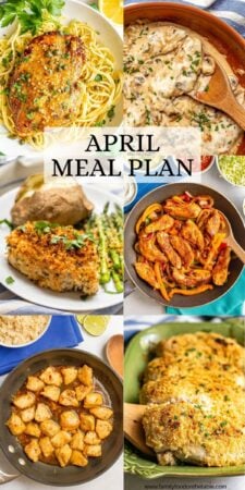 April Meal Plan - Family Food on the Table