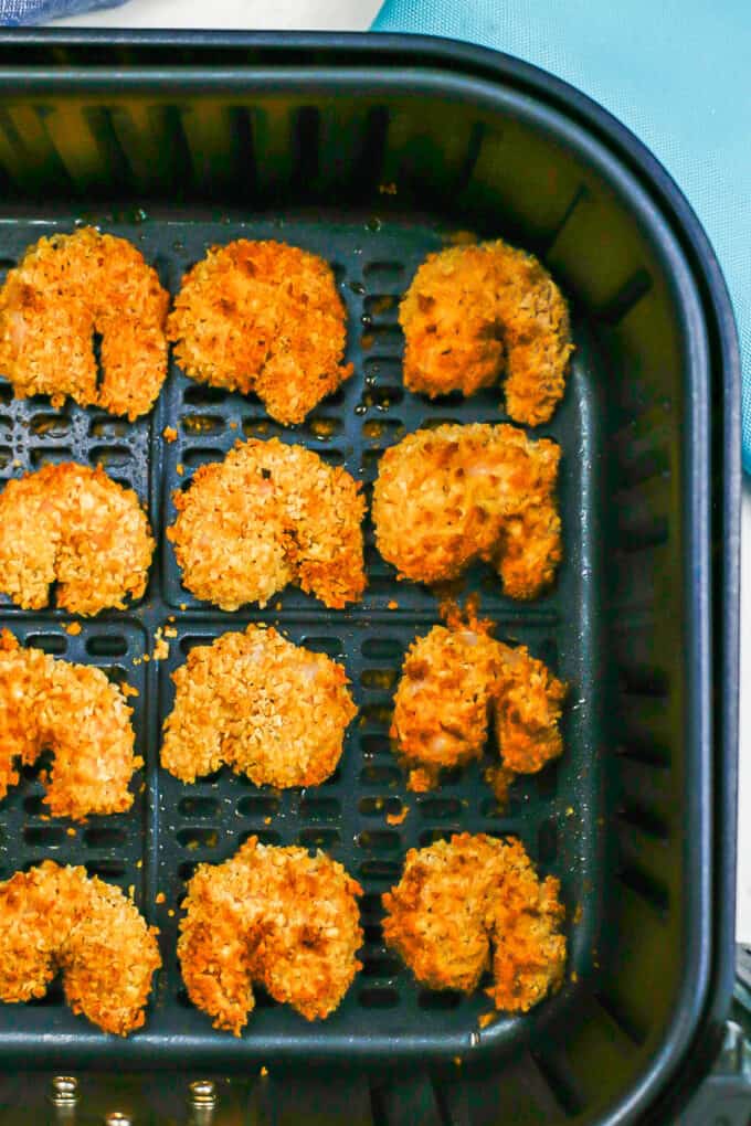 how long to reheat fried shrimp in the air fryer