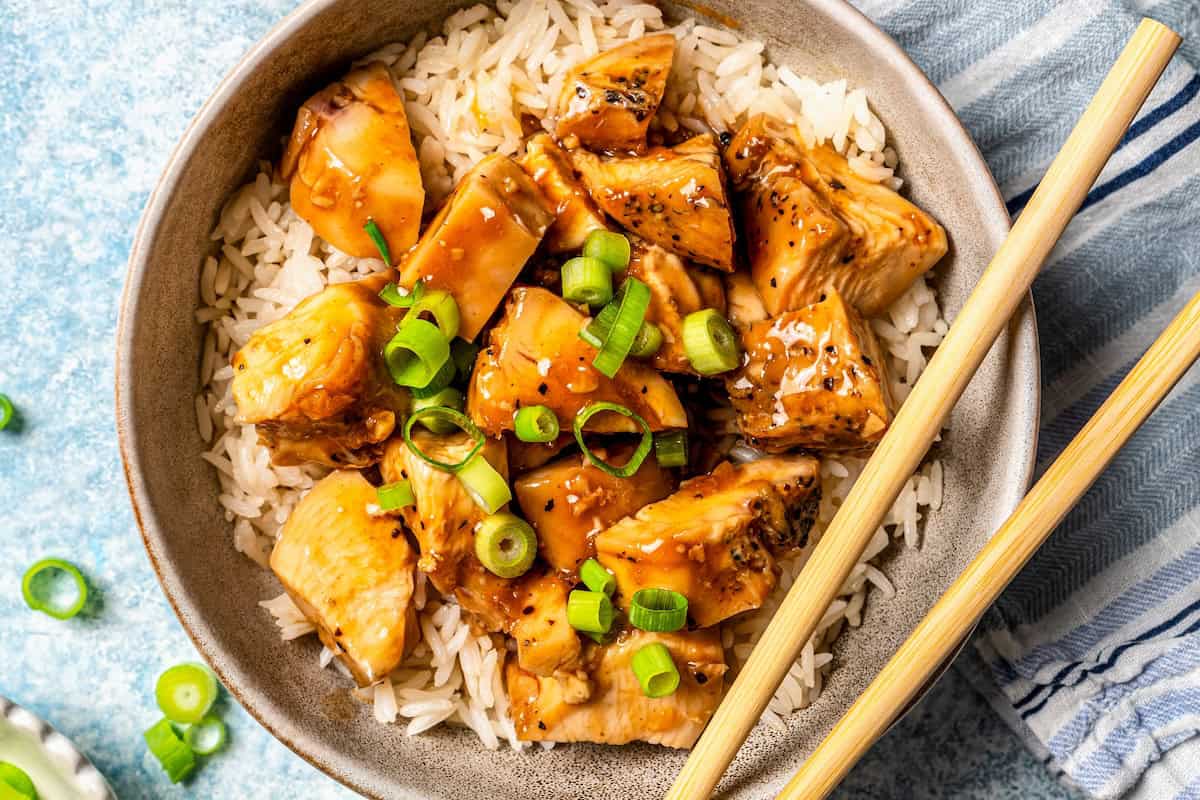 Crock Pot Bourbon Chicken - Family Food on the Table