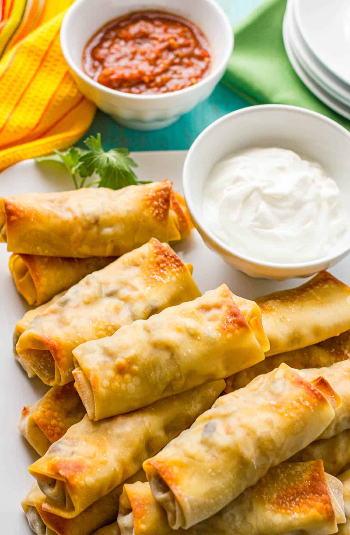Baked Southwestern Egg Rolls - 7