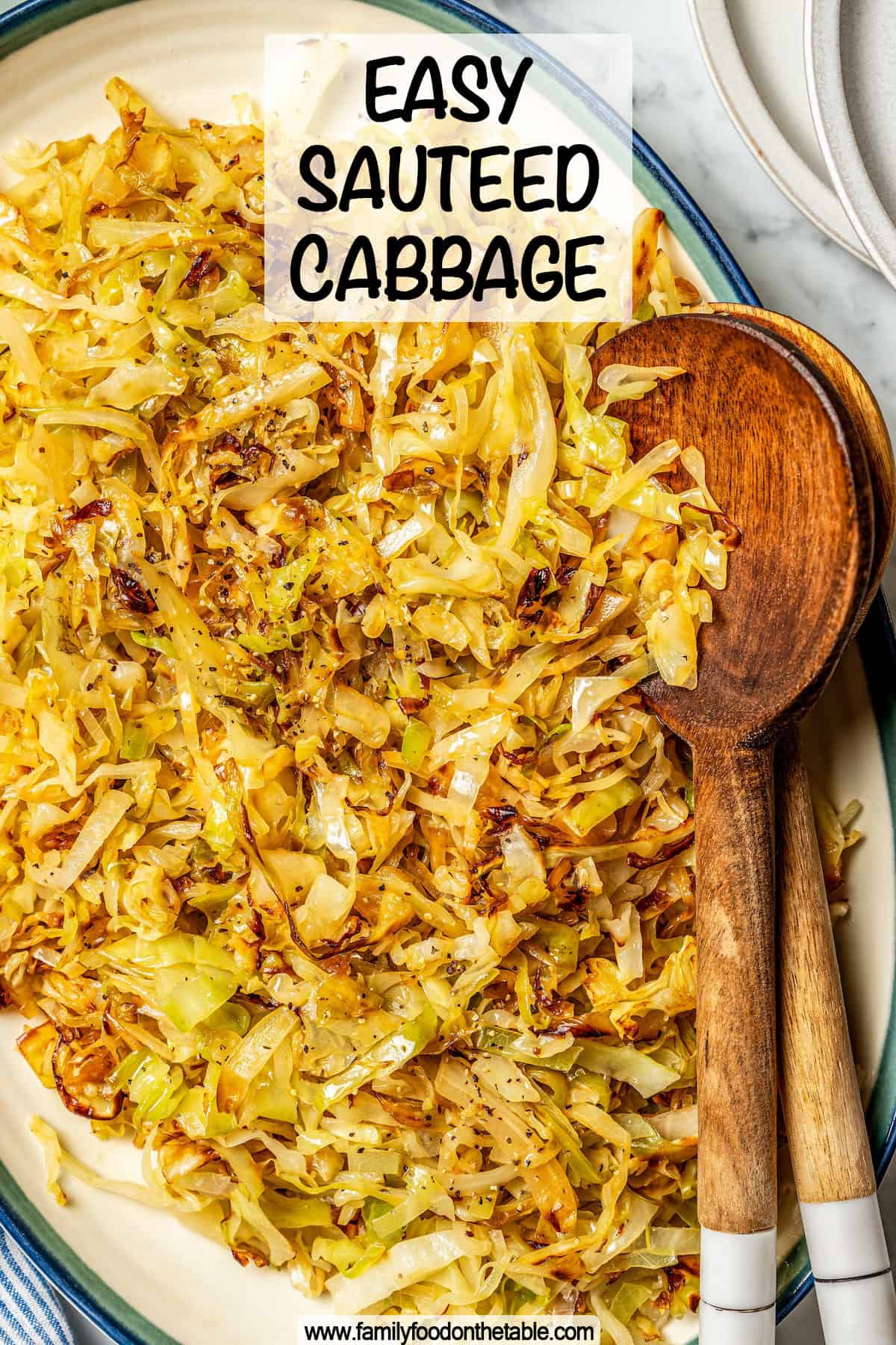 Mom's Sautéed Cabbage - Family Food on the Table